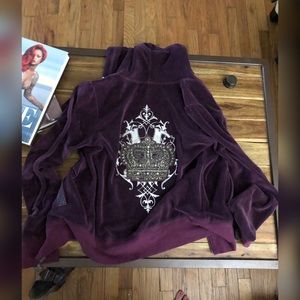 Miss Me purple sweater large (fits like a medium)